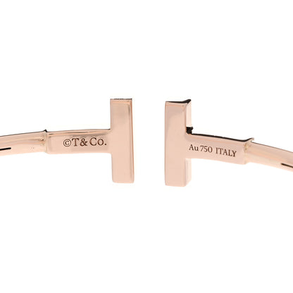 Tiffany 18K Rose Gold Mother of Pearl T Wire Bracelet 3 of 3