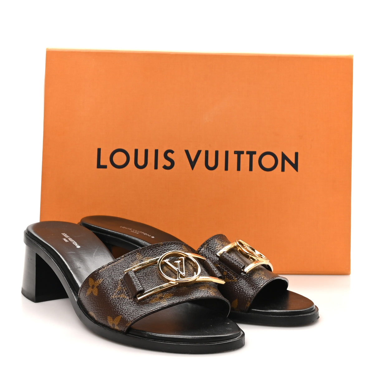 Louis Vuitton Monogram Lock It Mules 39 10 of 10