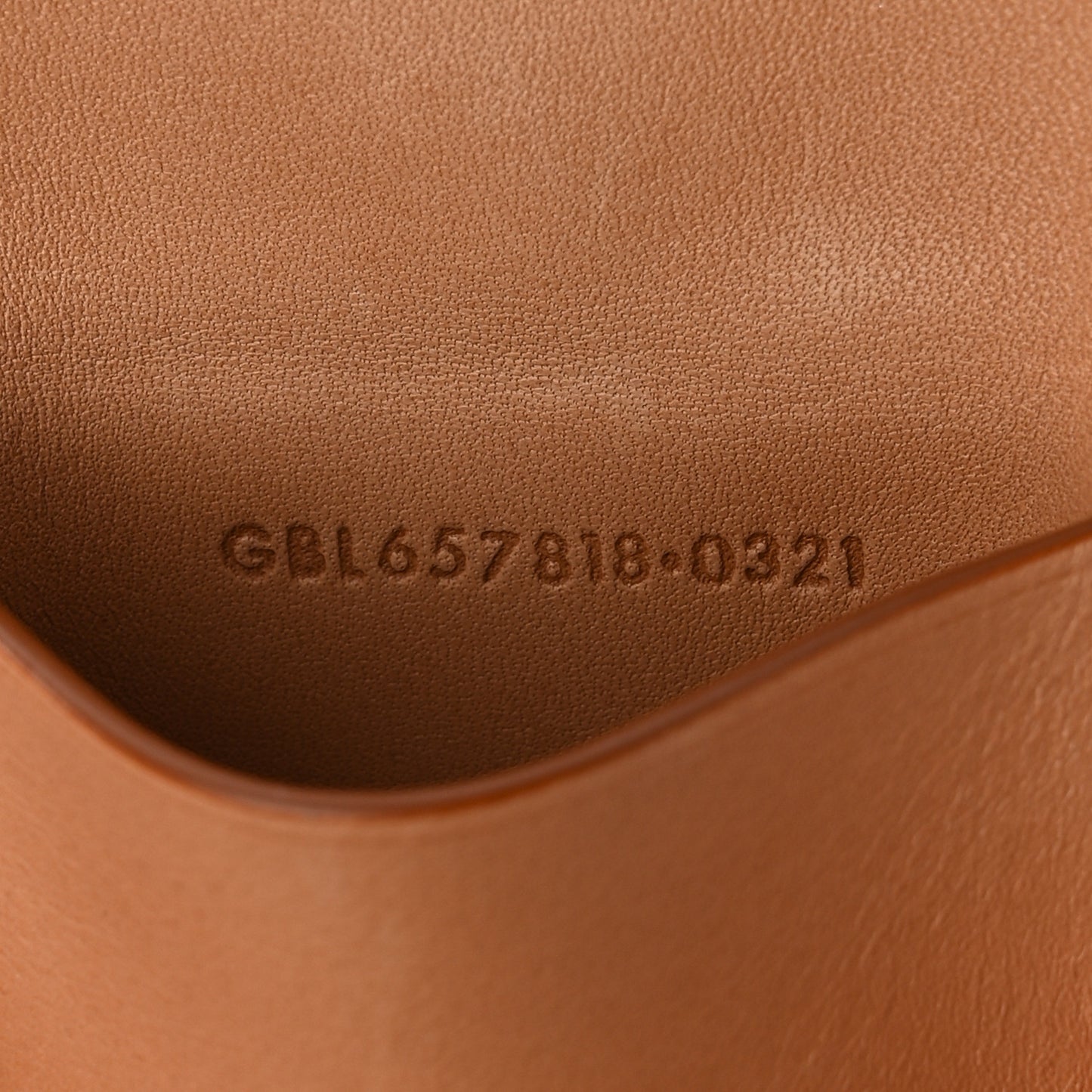 Calfskin Monogram Baby Kaia Crossbody Bag Vintage Brown