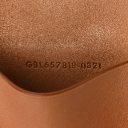 Saint Laurent Calfskin Monogram Baby Kaia Crossbody Bag Vintage Brown 7 of 11