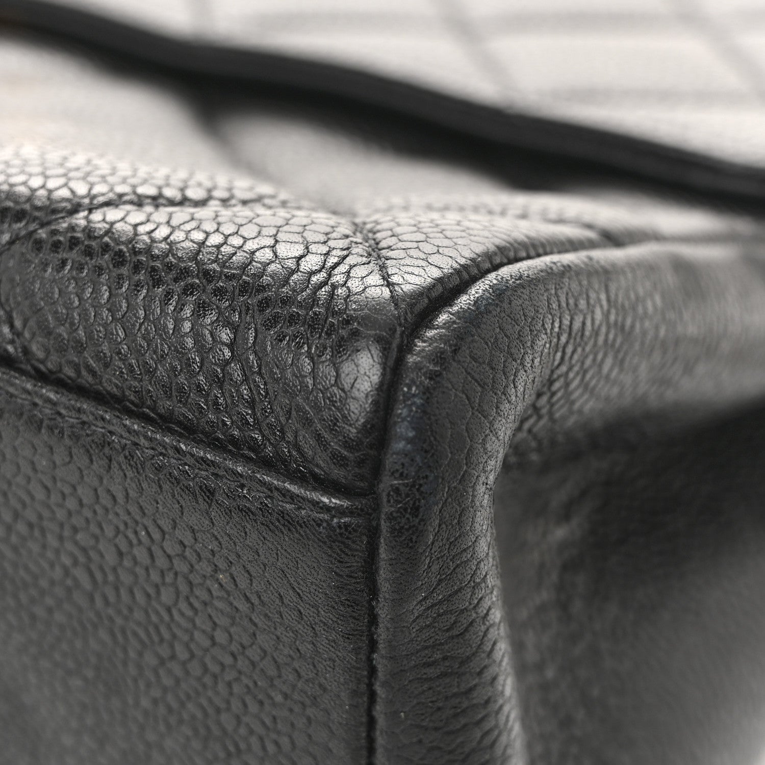 Chanel Caviar Quilted Medium Single Flap Black 14 of 15