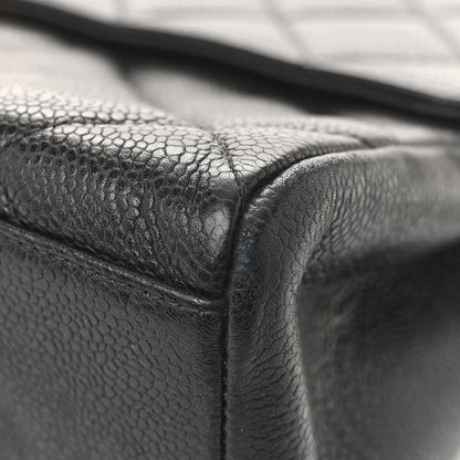 Chanel Caviar Quilted Medium Single Flap Black 14 of 15