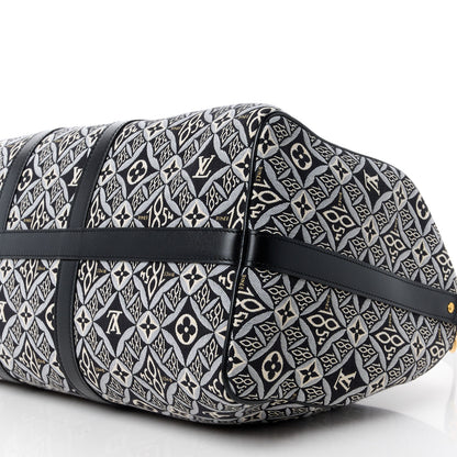 Louis Vuitton Jacquard Since 1854 Keepall Bandouliere 45 Grey 14 of 14