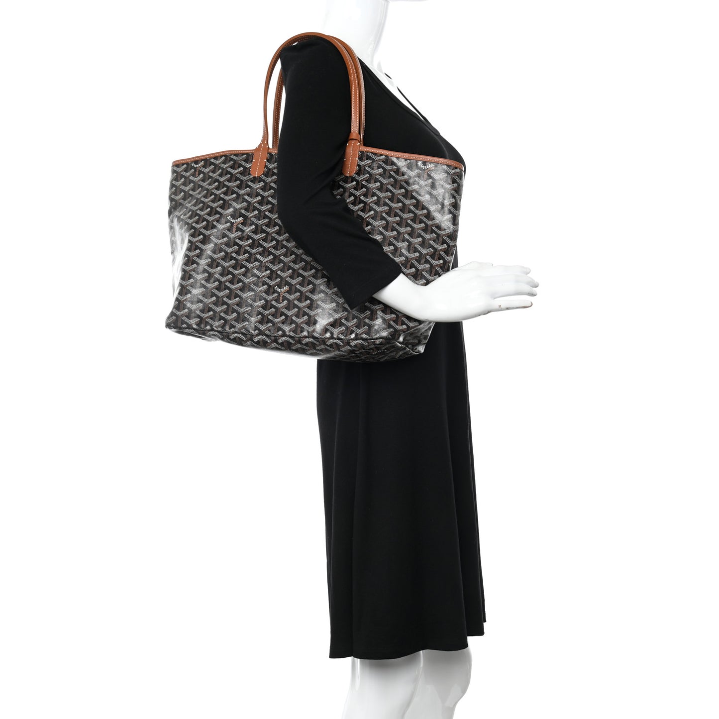 Goyardine Saint Louis PM Black Gold