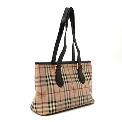 Burberry Haymarket Check Medium Regent Tote Chocolate 3 of 9