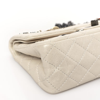 Chanel Aged Calfskin Lucky Charms 2.55 Reissue 225 Flap Ivory 8 of 9