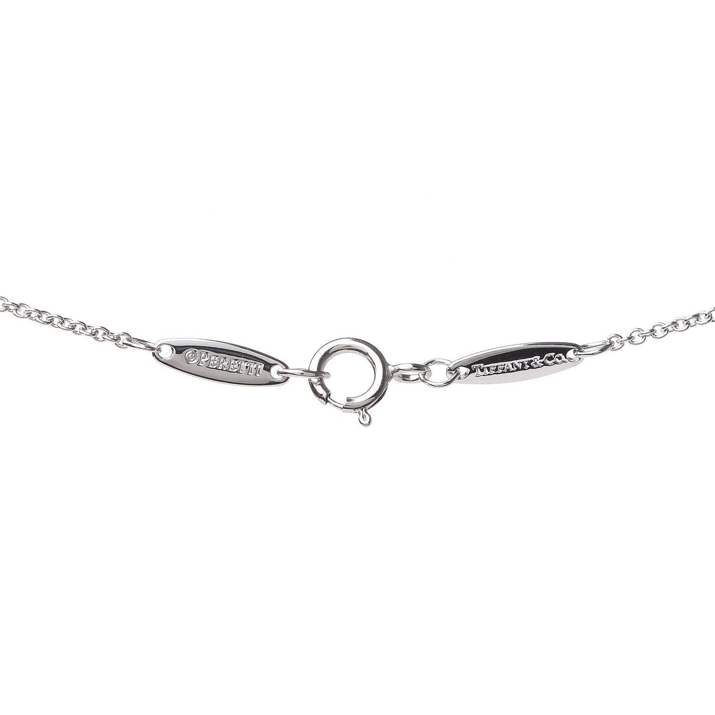 Platinum Diamond .30ct Elsa Peretti Diamonds by the Yard Pendant Necklace