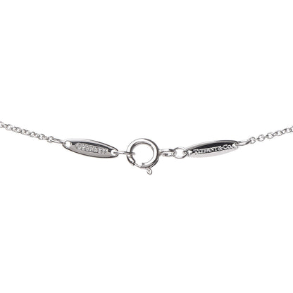 Tiffany Platinum Diamond .30ct Elsa Peretti Diamonds by the Yard Pendant Necklace 5 of 6