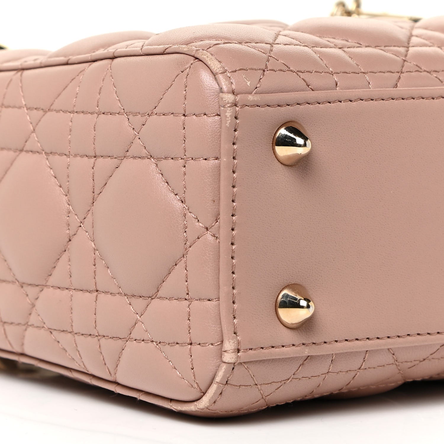 Christian Dior Lambskin Cannage Small My ABCDior Fard 7 of 18