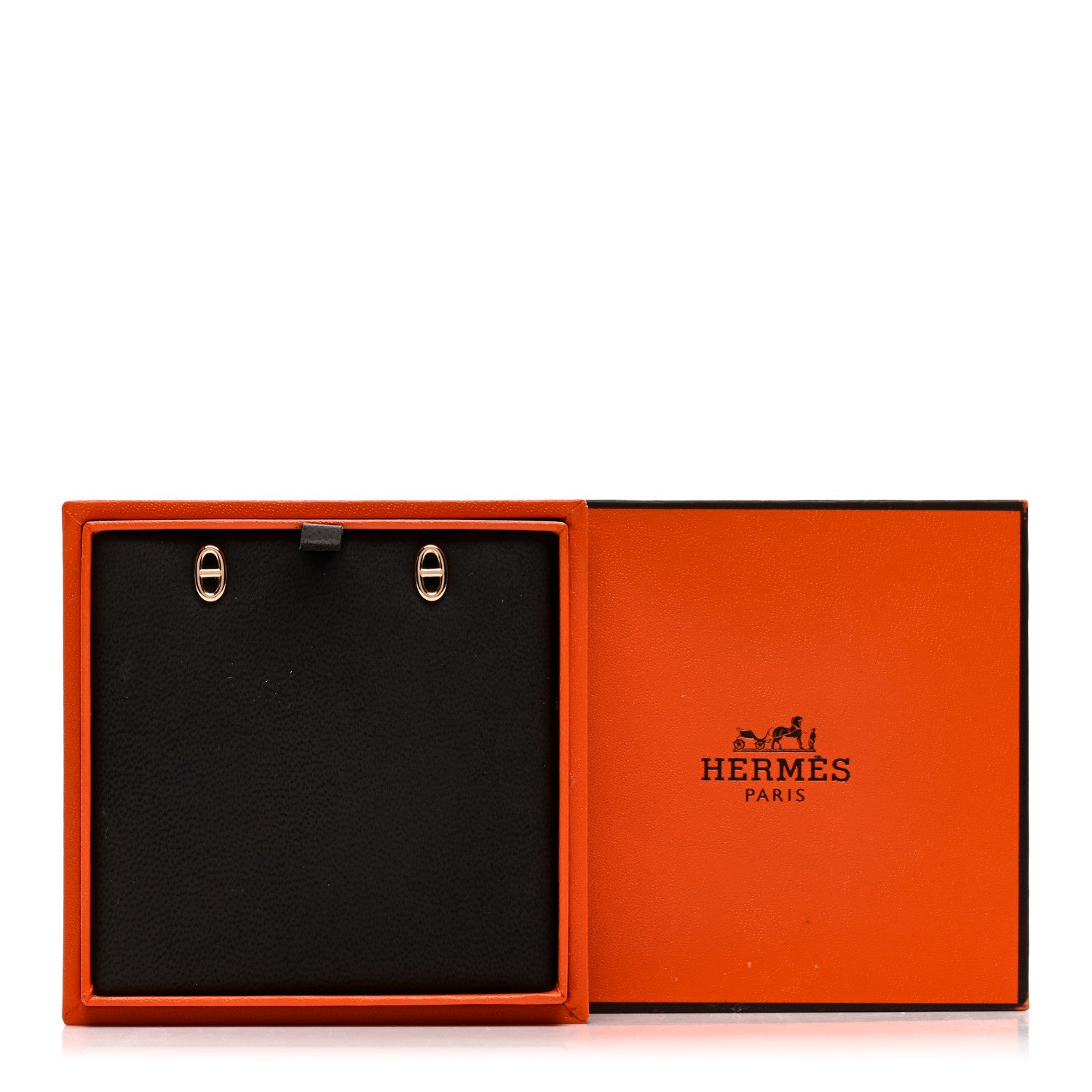 Hermes 18K Rose Gold TPM Farandole Stud Earrings 5 of 5