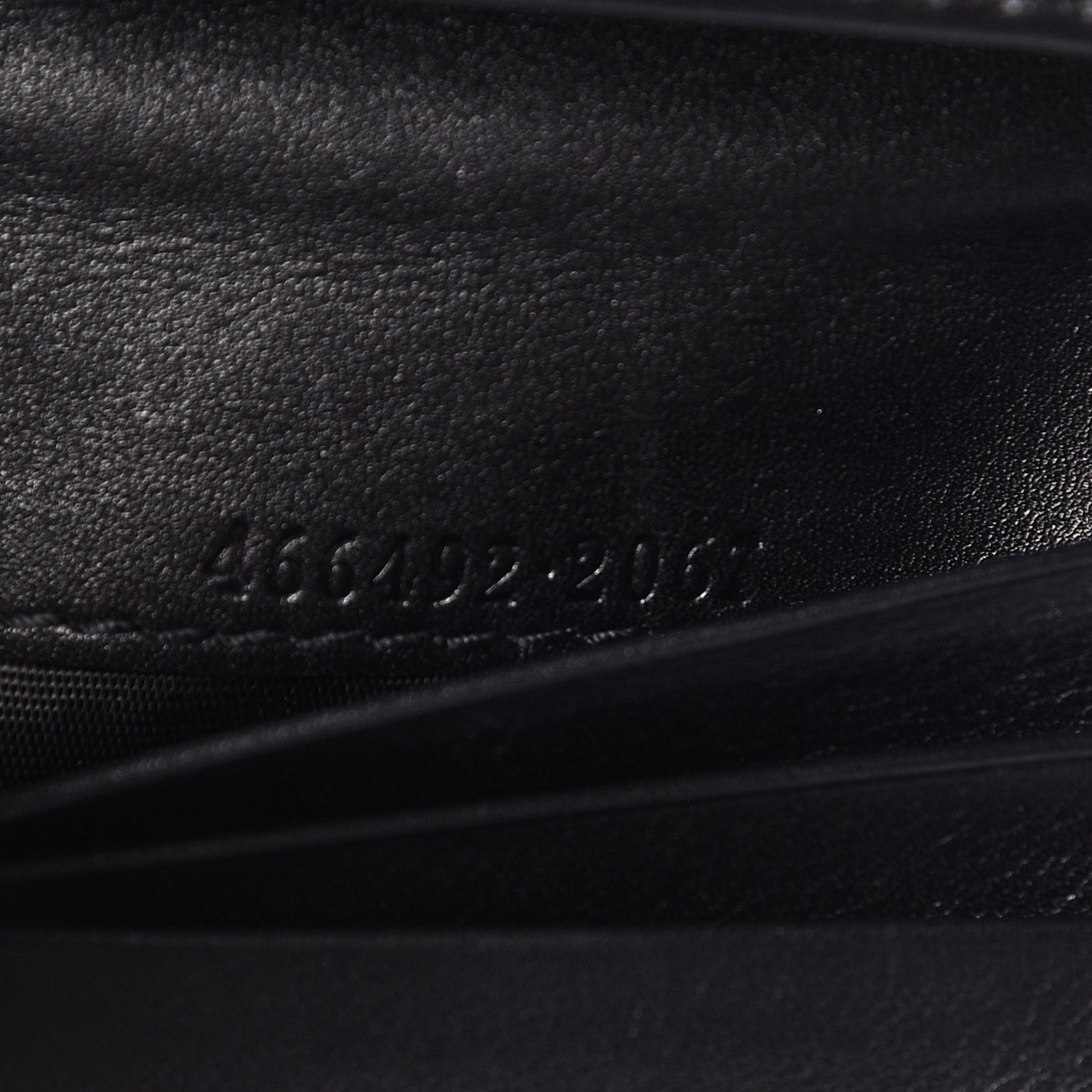 Calfskin Matelasse GG Marmont Card Case Wallet Black