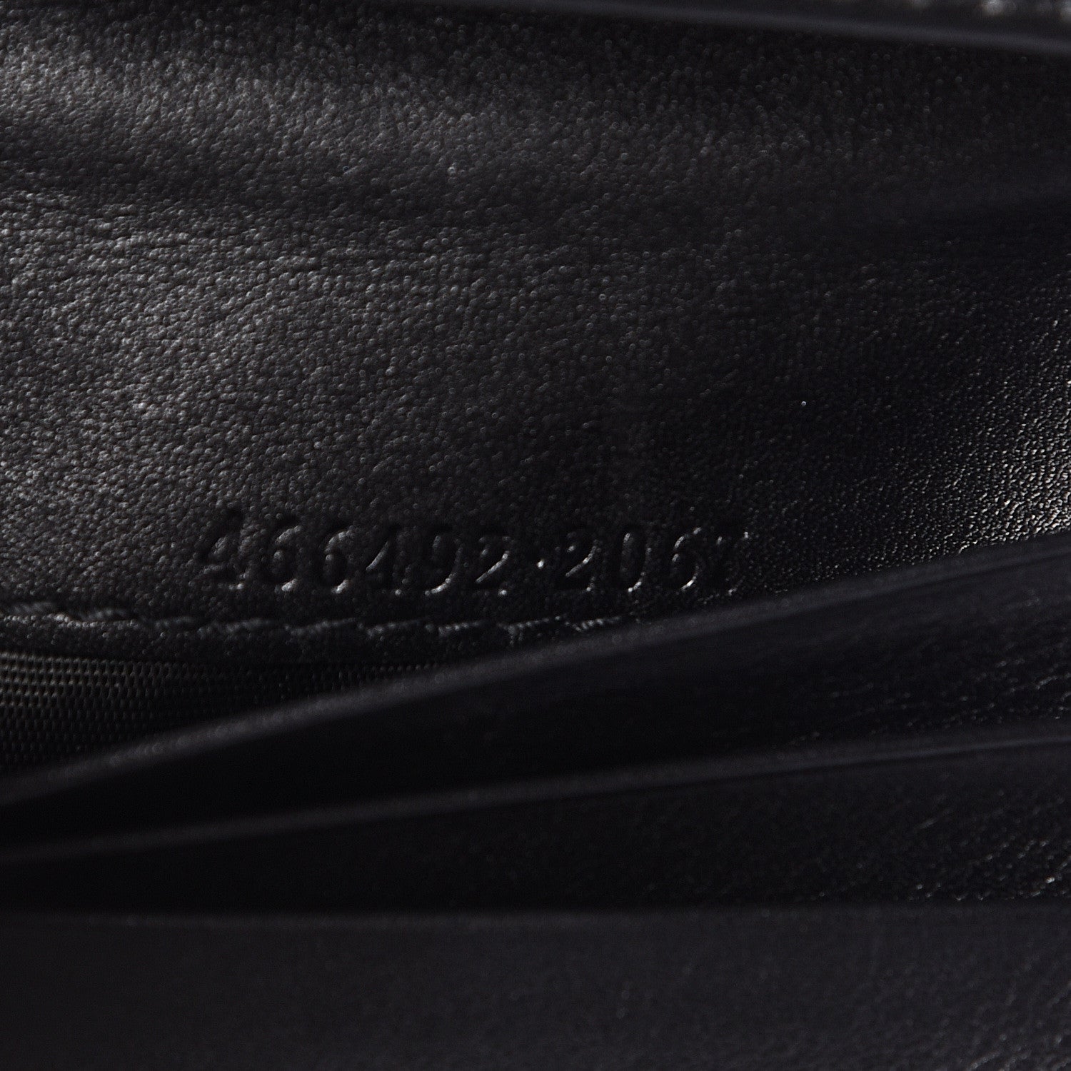 Gucci Calfskin Matelasse GG Marmont Card Case Wallet Black 12 of 12