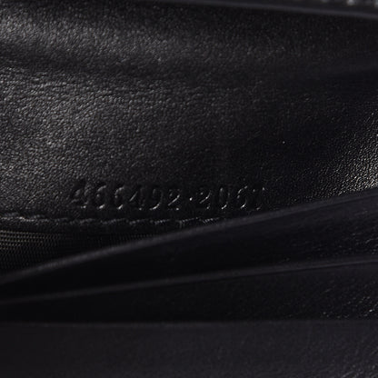 Gucci Calfskin Matelasse GG Marmont Card Case Wallet Black 12 of 12