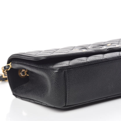 Chanel Caviar Quilted Medium CC Filigree Flap Black 6 of 11