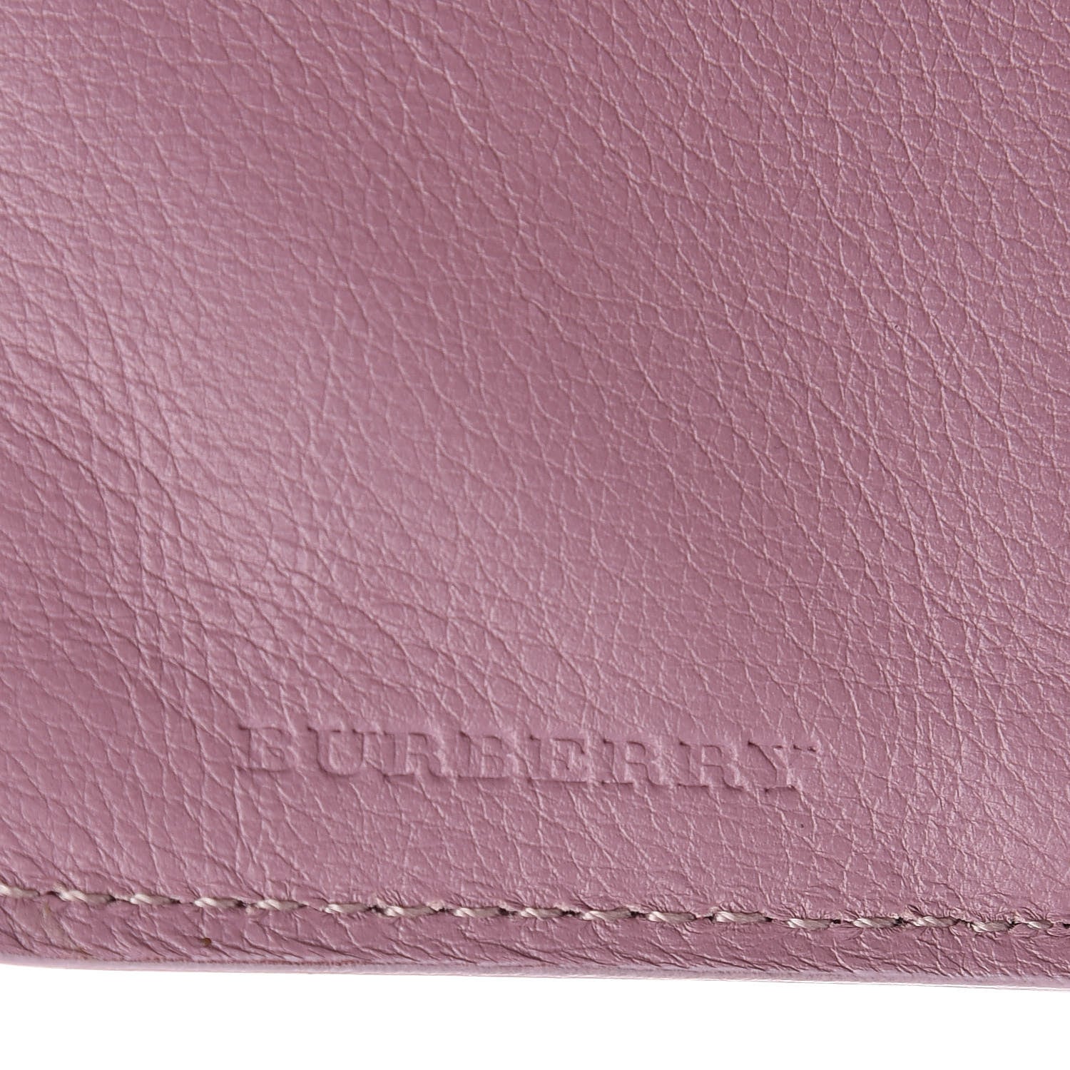 Burberry Patent London Bi-Fold Compact Wallet Pink 5 of 5