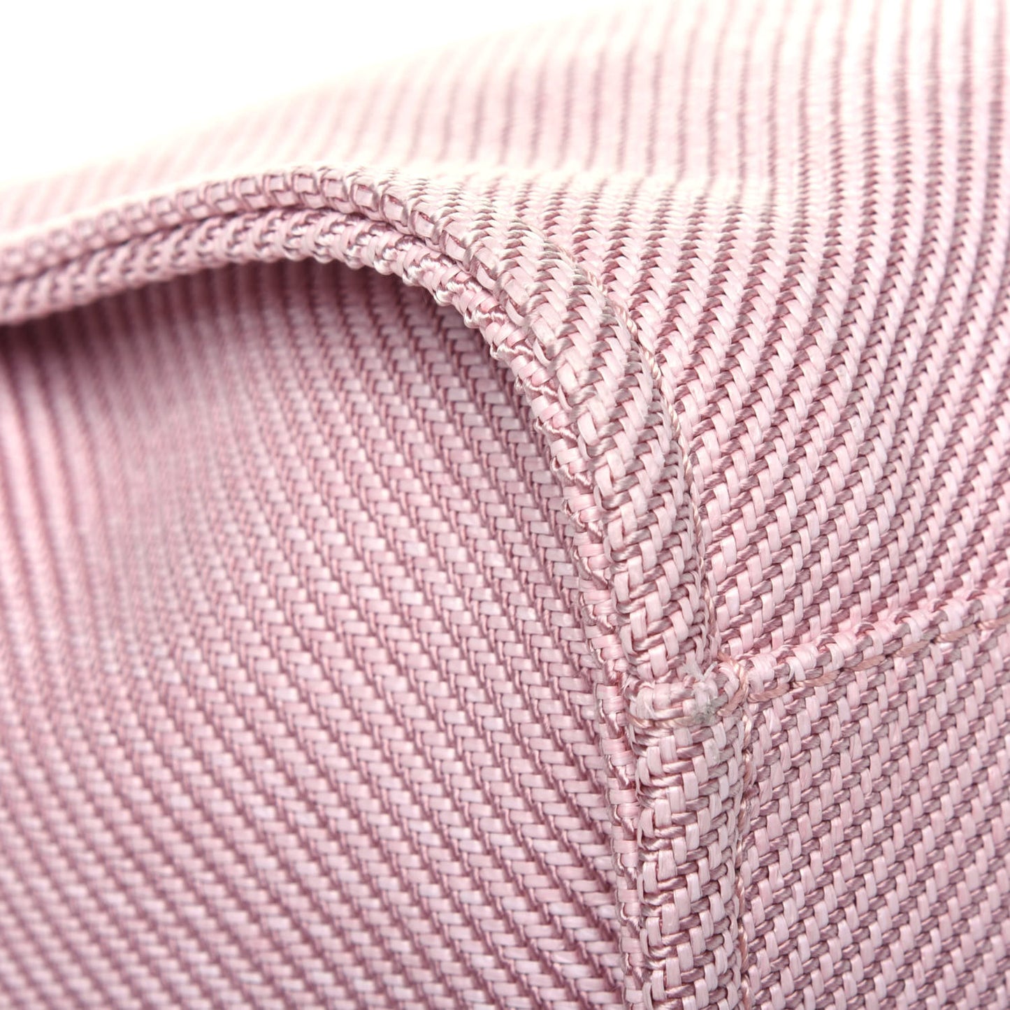 Mixed Fibers Calfskin Medium Deauville Tote Rose Pink