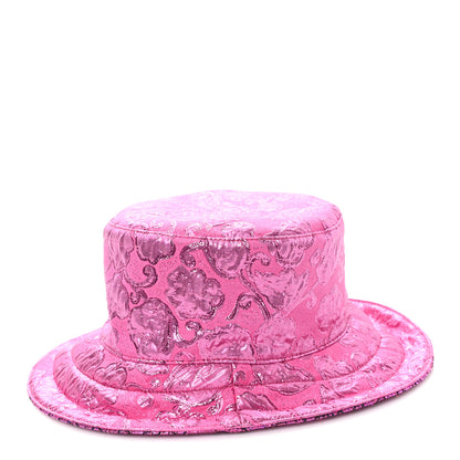 Gucci Canvas Lame GG Monogram Reversible Bucket Hat M Fuxia Pink 5 of 16