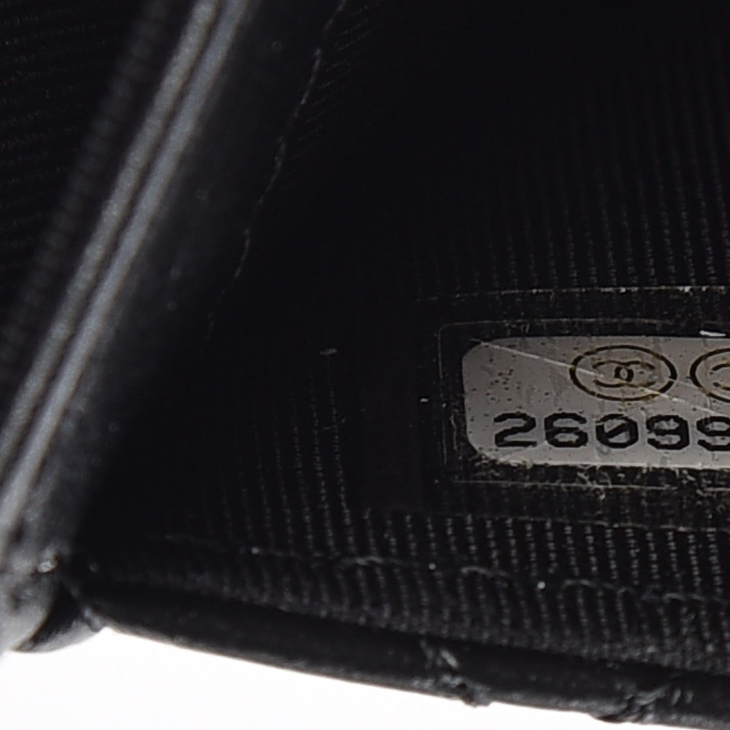 Aged Calfskin Quilted Reissue Flap Card Holder So Black