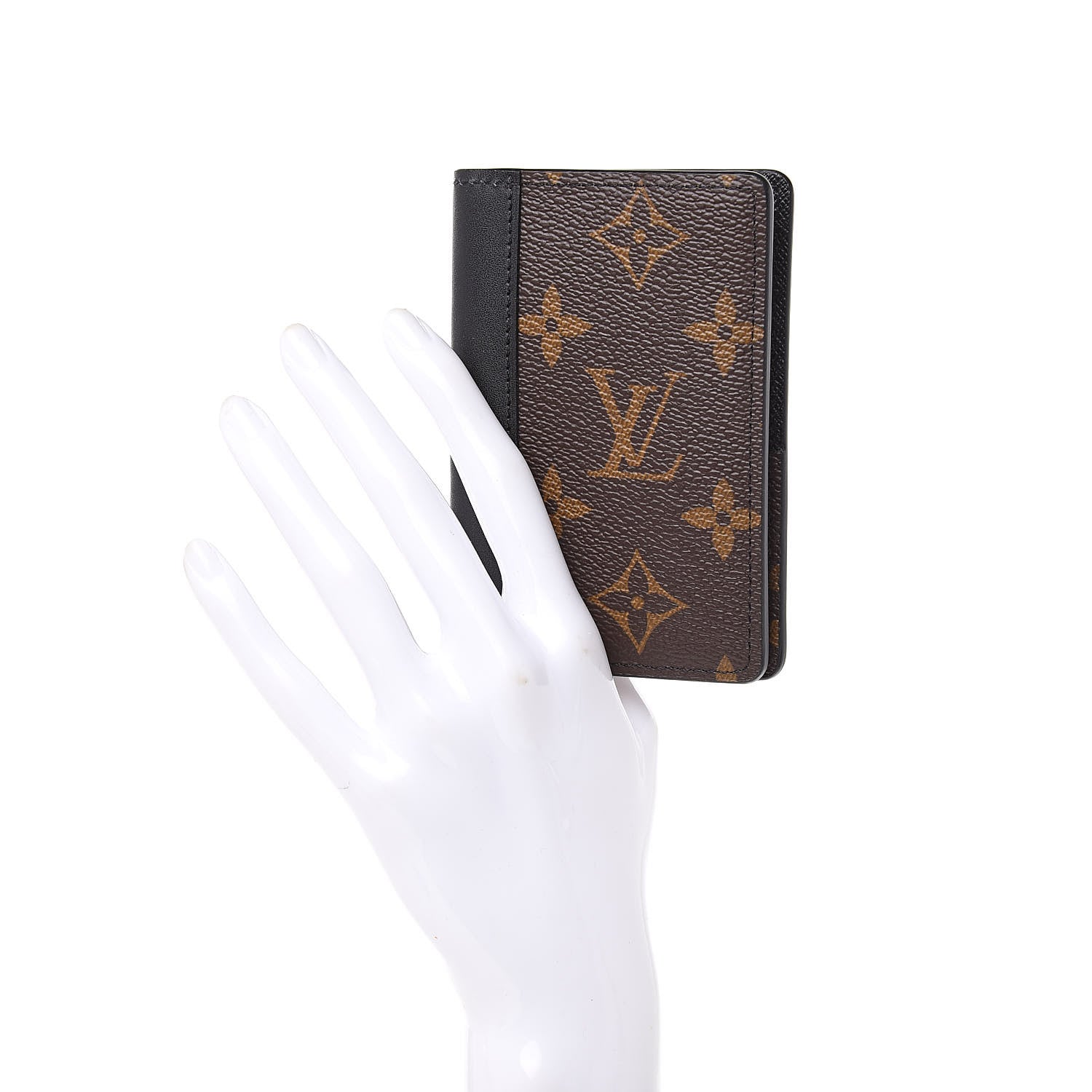 Louis Vuitton Monogram Macassar Pocket Organizer NM 2 of 7