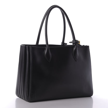 Prada City Calfskin Medium Bibliotheque Tote Black 3 of 10