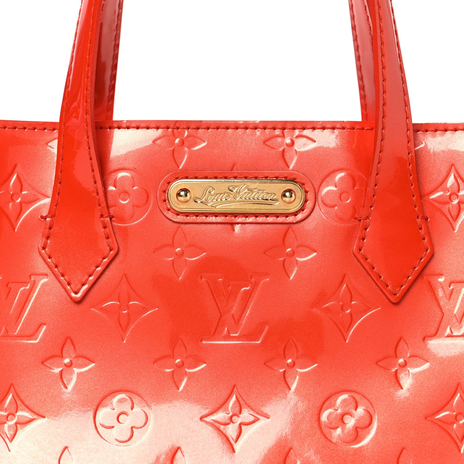 Louis Vuitton Vernis Wilshire PM Orange Sunset 7 of 13
