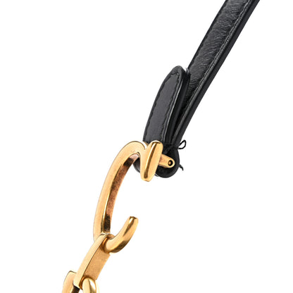 Christian Dior Calfskin Mini Saddle Bag Black 11 of 13
