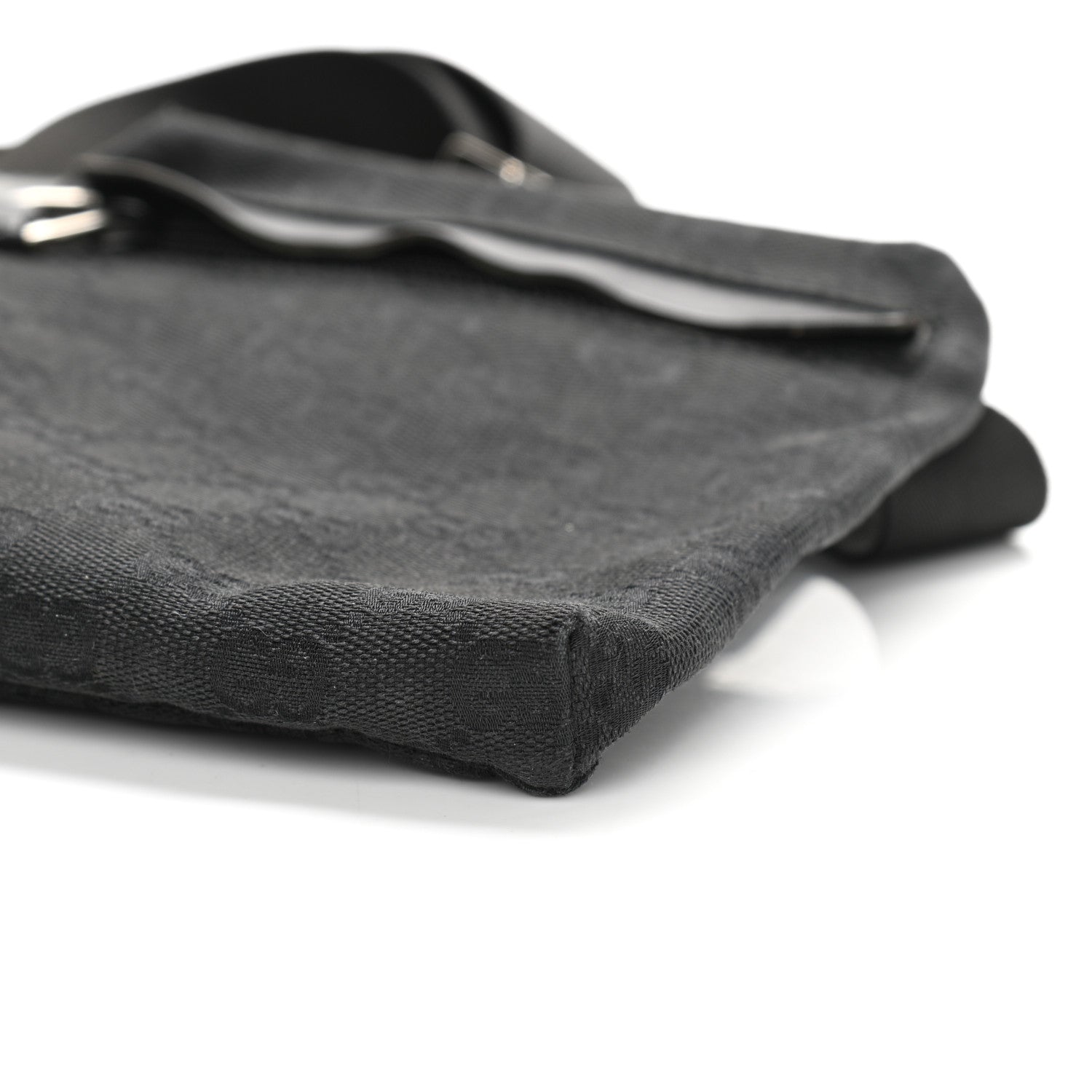 Gucci GG Monogram Double Pocket Belt Bag Black 10 of 13