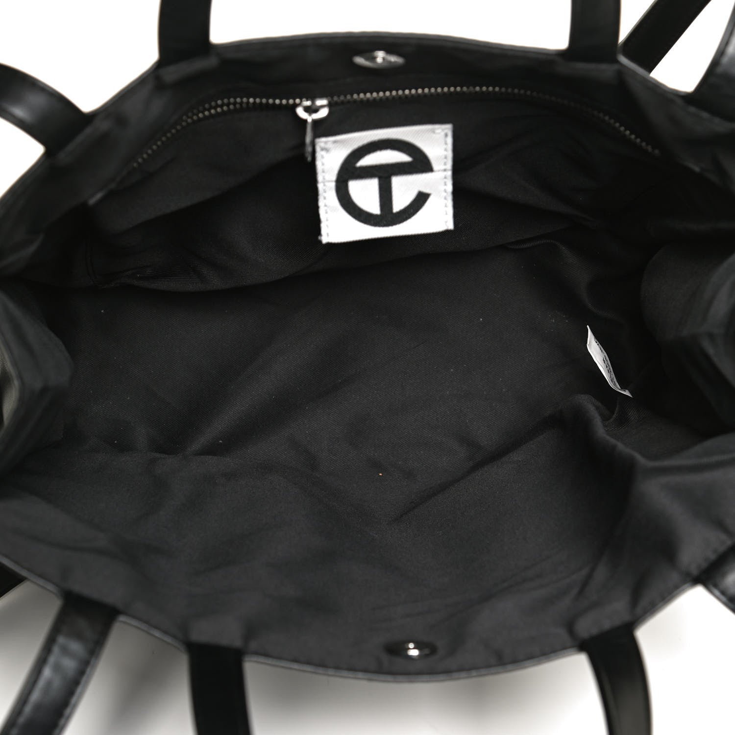 Telfar Vegan Leather Medium Shopping Bag Black 5 of 13