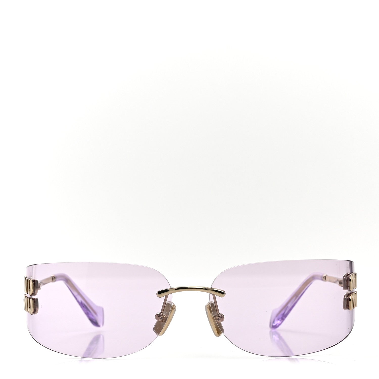 Miu Miu Metal Aube Sunglasses SMUA51 Light Purple 2 of 7