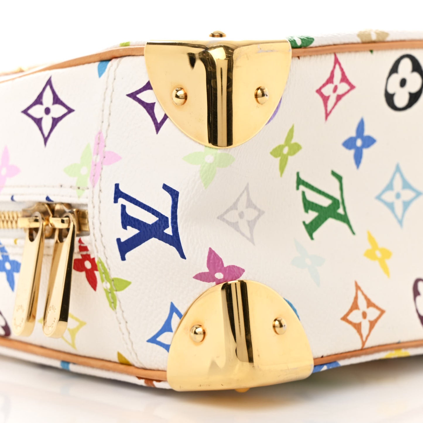 Monogram Multicolor Trouville White