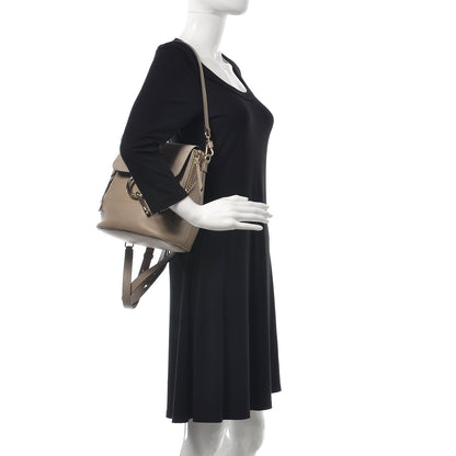 Chloe Suede Calfskin Small Faye Backpack Motty Grey 2 of 9