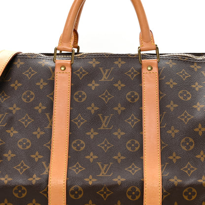 Louis Vuitton Monogram Keepall Bandouliere 55 7 of 9