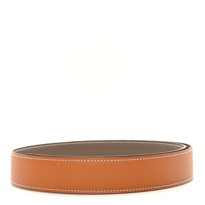 Hermes Epsom 32mm Belt Strap 80 32 Gold Etoupe 2 of 5