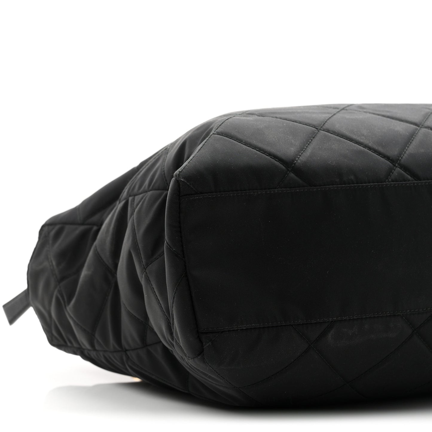Re-Nylon Stitched Re-Edition 1995 Chaine Medium Tote Bag Black
