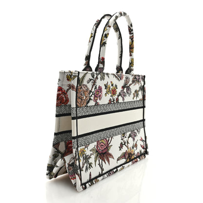 Christian Dior Canvas Jardin Botanique Embroidered Medium Book Tote Multicolor 3 of 8