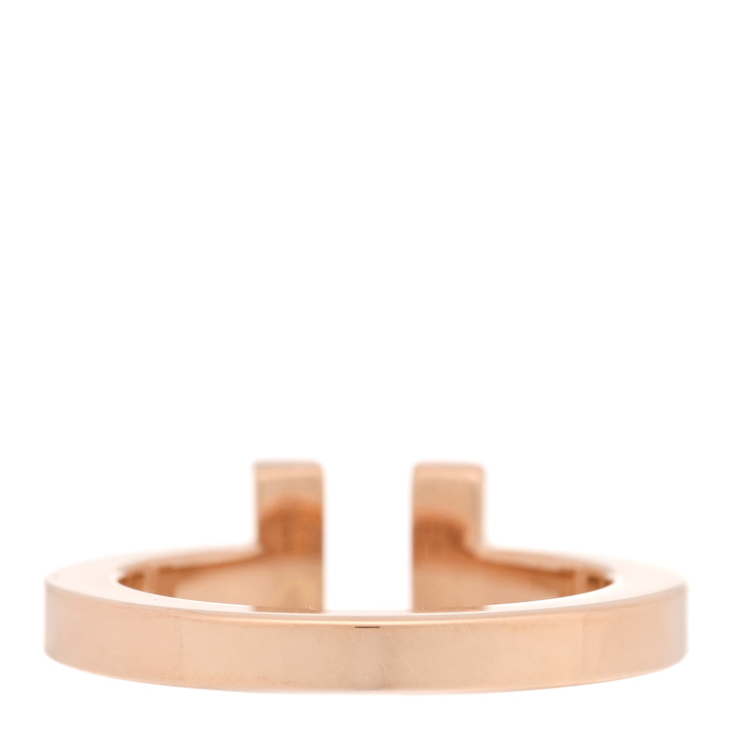 Tiffany 18K Rose Gold T Square Ring 49 5 3 of 5