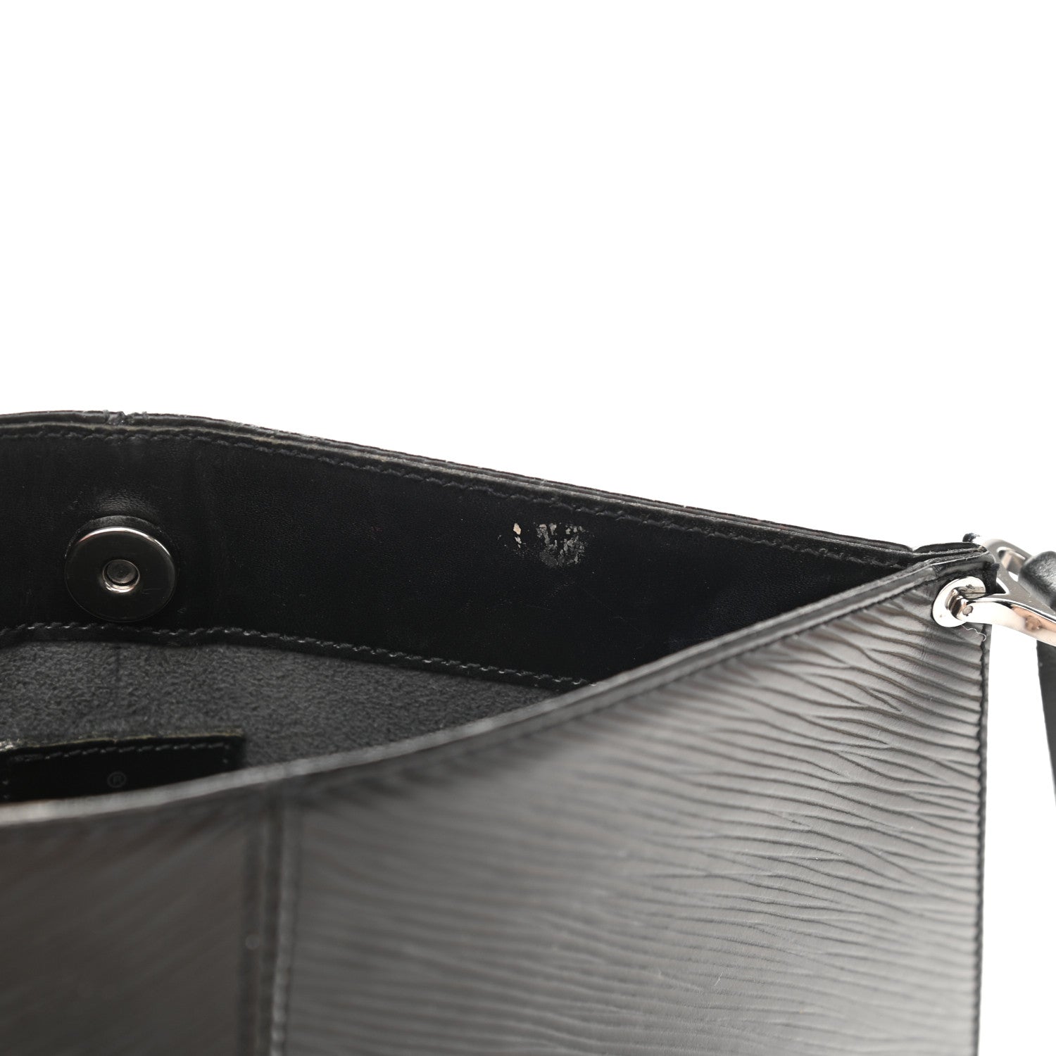 Louis Vuitton Epi Demi Lune Pochette Black 9 of 10