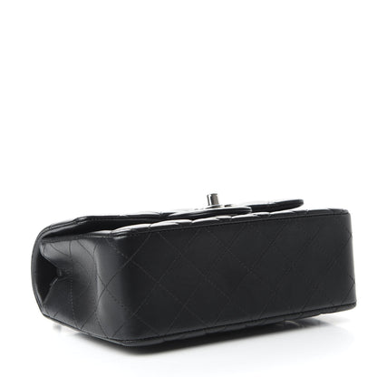 Chanel Lambskin Quilted Mini Rectangular Flap Black 4 of 10