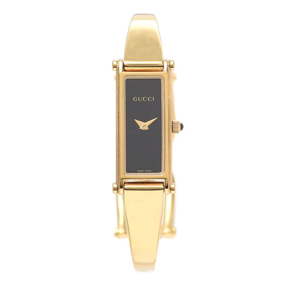 Gucci Stainless Steel 12mm 1500L Horsebit Quartz Watch Black 1 of 5