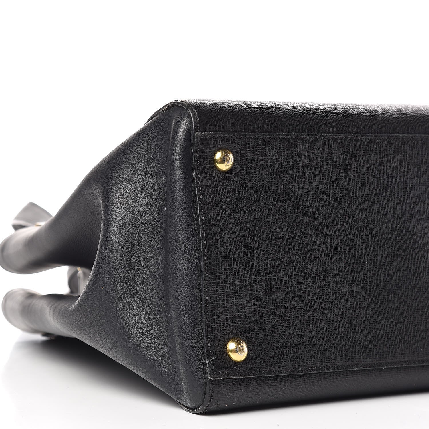 Fendi Vitello Elite Regular 2Jours Tote Black 6 of 15