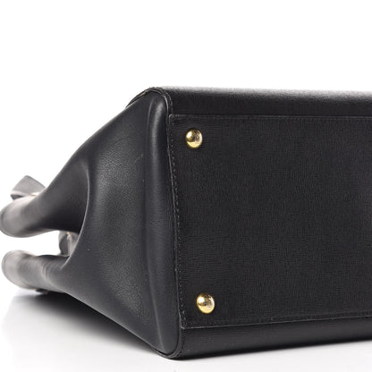 Fendi Vitello Elite Regular 2Jours Tote Black 6 of 15