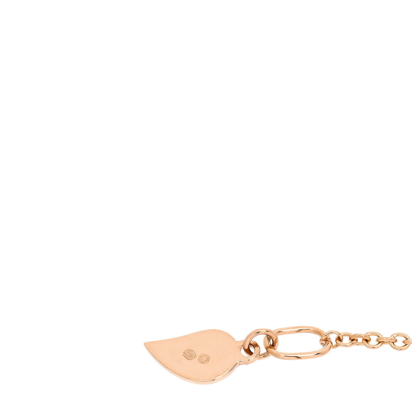 18K Rose Gold Diamond Rose Bracelet