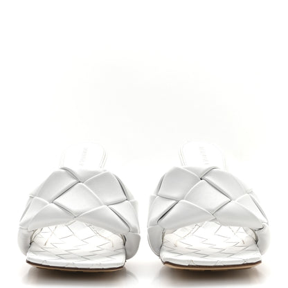 Bottega Veneta Nappa Maxi Intrecciato Lido Mule Sandals 36 Optic White 3 of 7