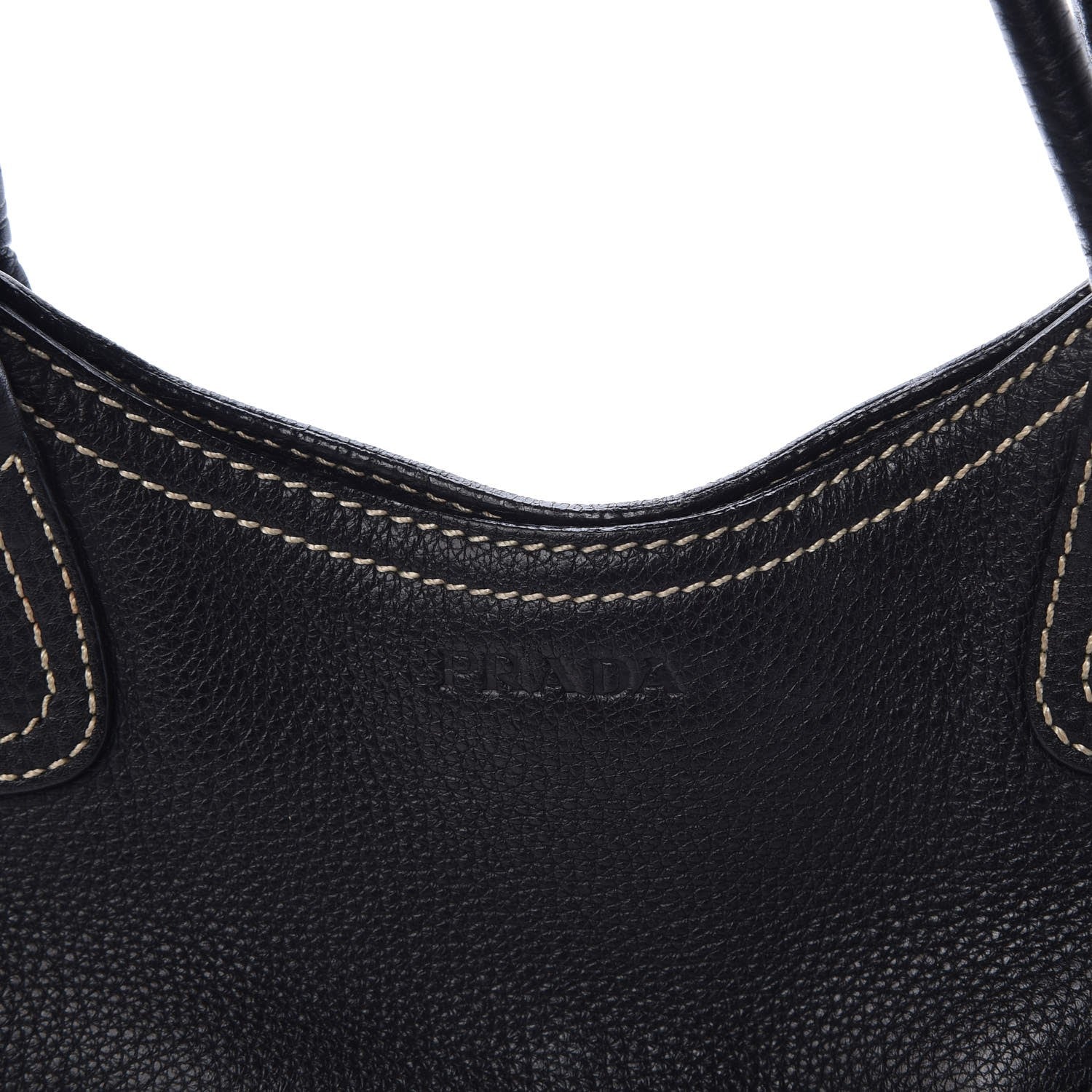 Prada Vitello Daino Hobo Black 6 of 12