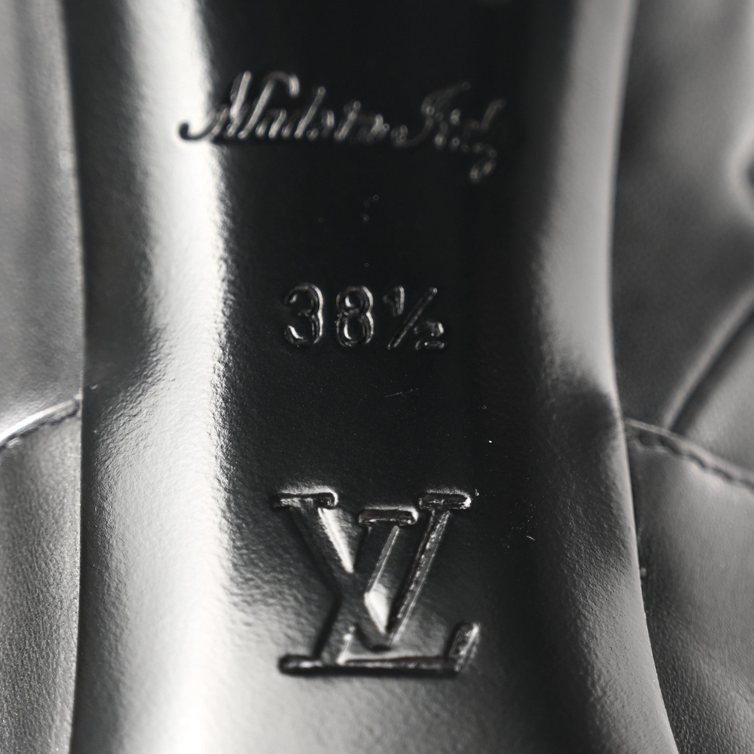 Louis Vuitton Calfskin Silhouette Ankle Boots 38.5 Black 6 of 14