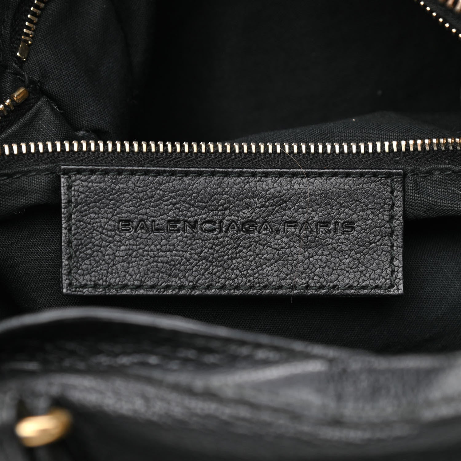 Balenciaga Agneau Classic Gold Hardware City Black 6 of 10