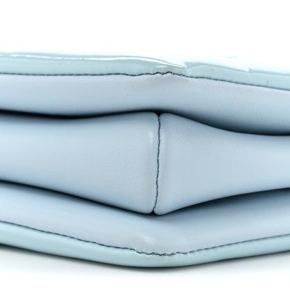 Louis Vuitton Patent Embossed Monogram Coussin PM Sky Blue 9 of 12
