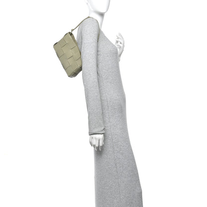 Bottega Veneta Calfskin Maxi Intrecciato Cassette Pouch On Strap Travertine 2 of 10