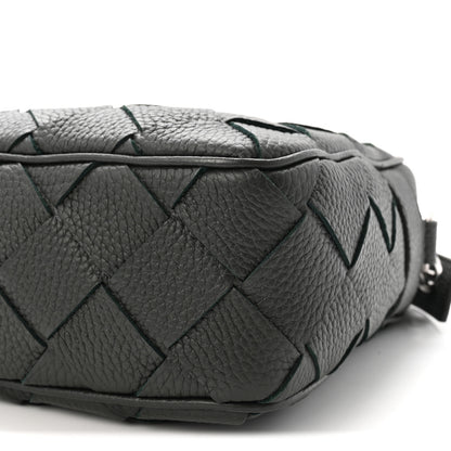 Bottega Veneta Grained Calfskin Intrecciato Medium Camera Bag Dark Green 9 of 9