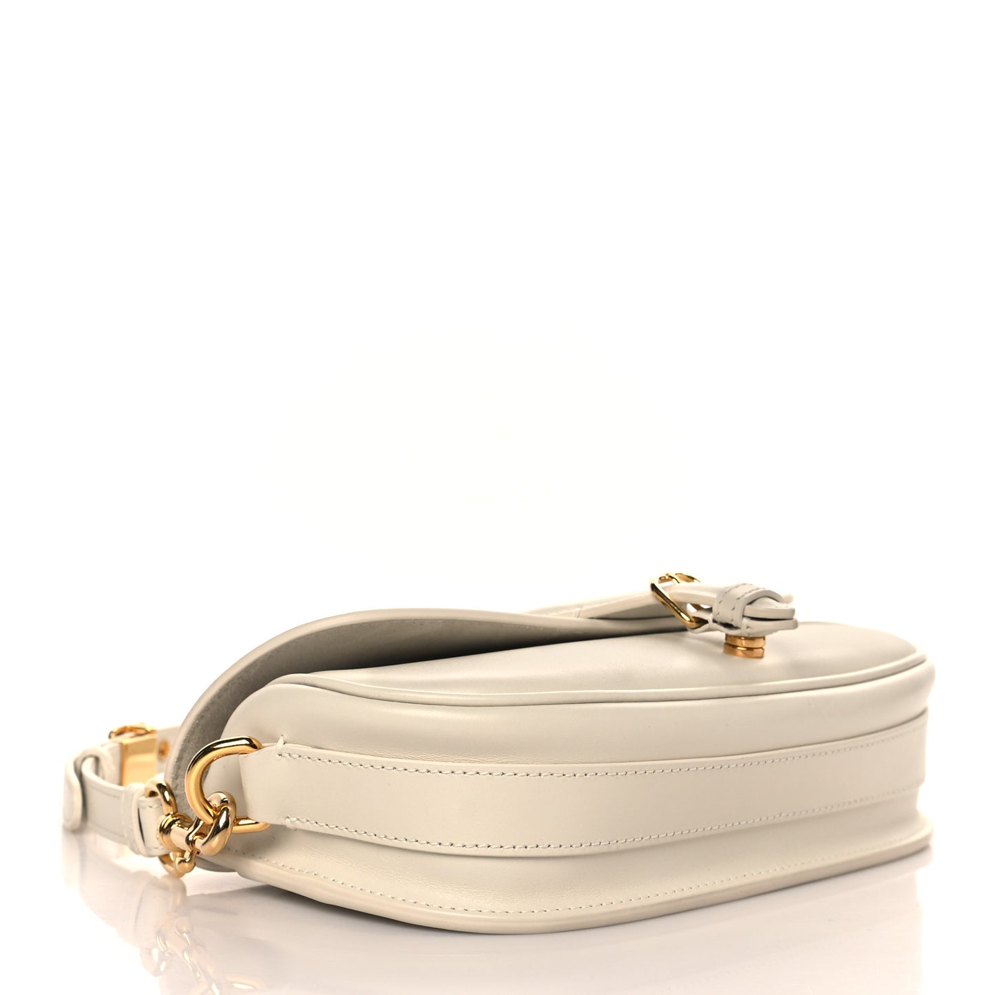 Box Calfskin East West Bobby Bag Latte